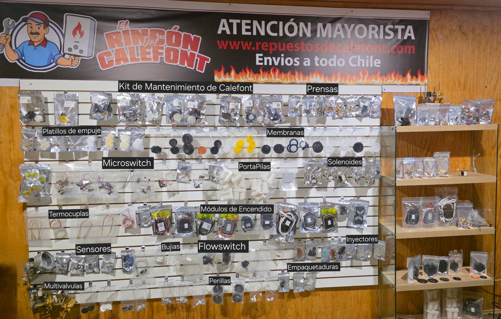 Vista del Stand de Repuestos Mayorista